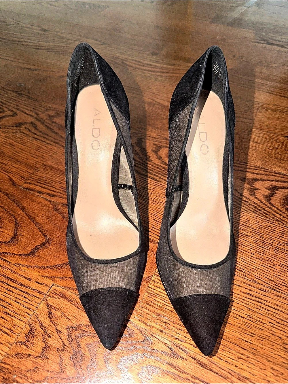 ALDO Women's Black Pointed Toe Pumps US 7.5